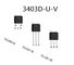 Estructura vertical linear 3403D-U-V del transistor de efecto de campo del MOS del poder
